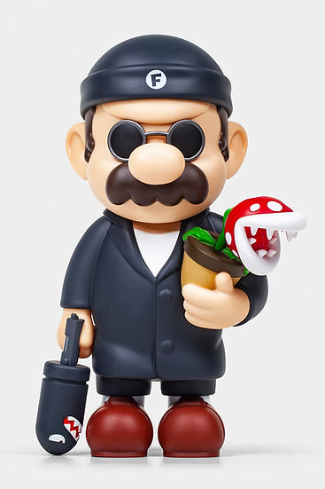 פסל של סופר מריו בדמות לאון קלאסי 26 ס"מ