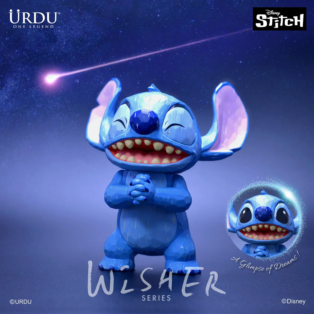 URDU  DISNEY WISHER SERIES FIGURE - STITCH