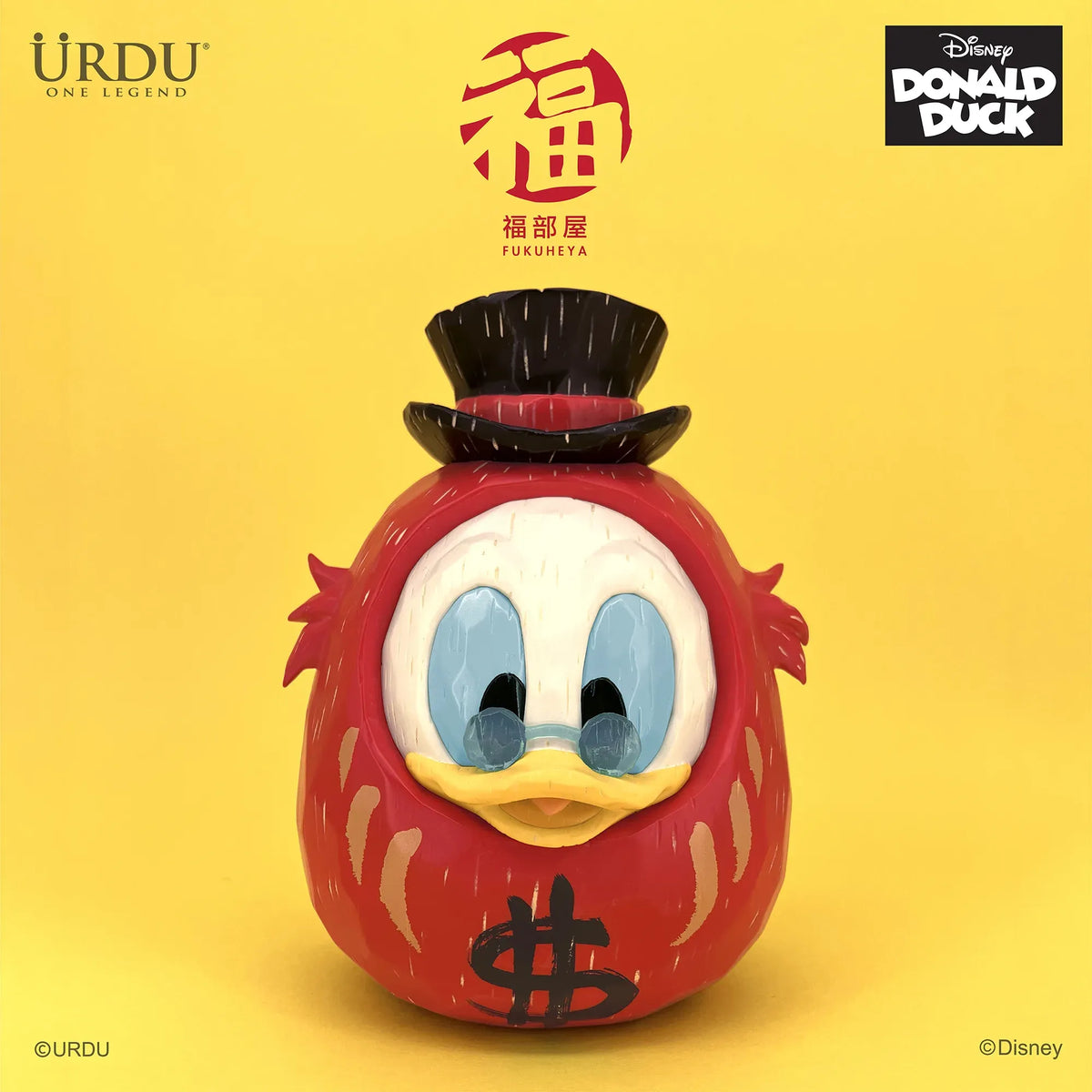 DISNEY FUKUHEYA DARUMA-SCROOGE MCDUCK