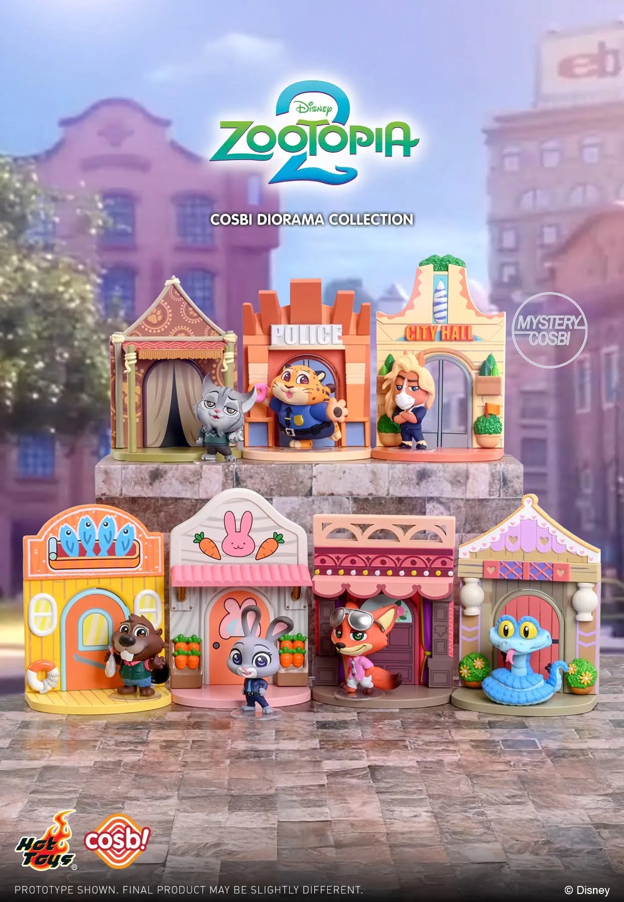 קופסת הפתעה - זוטופיה 2 דיורמה
