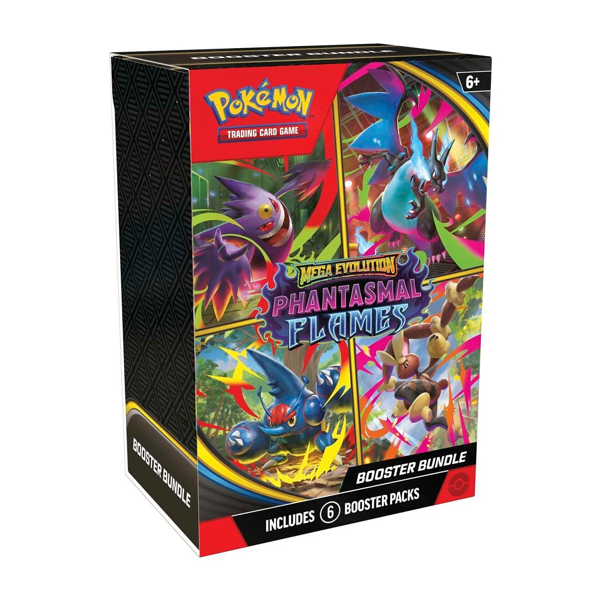 Pokemon English מארז פוקימון Mega Evolution: Phantasmal Flames - Booster Bundle 6 חפיסות