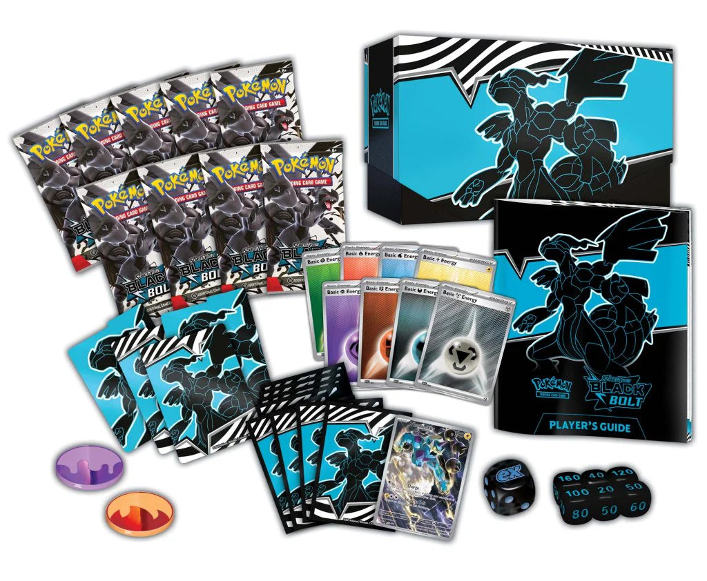 Pokemon English Scarlet & Violet Black Bolt Elite Trainer Box מארז פוקימון