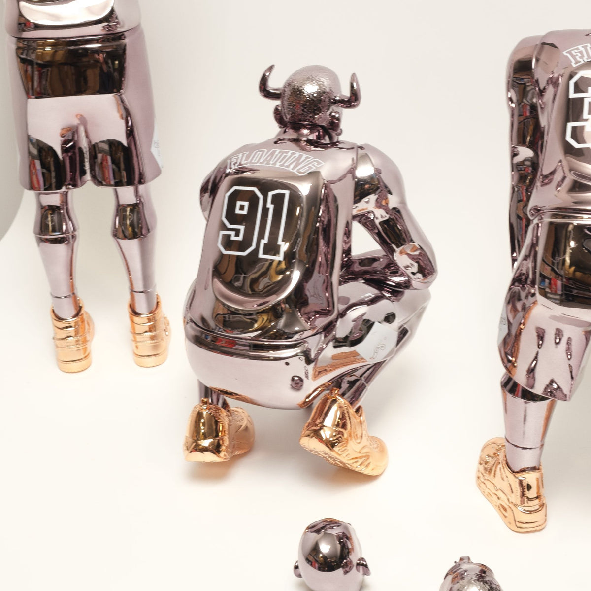 סט פסלי אספנות XL שלושת המלכים - גביע האלופים האגדי - מייקל גו׳רדן