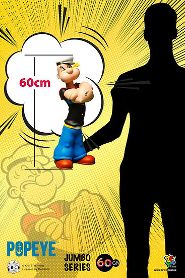 פסל אספנות של פופאי 60 סמ