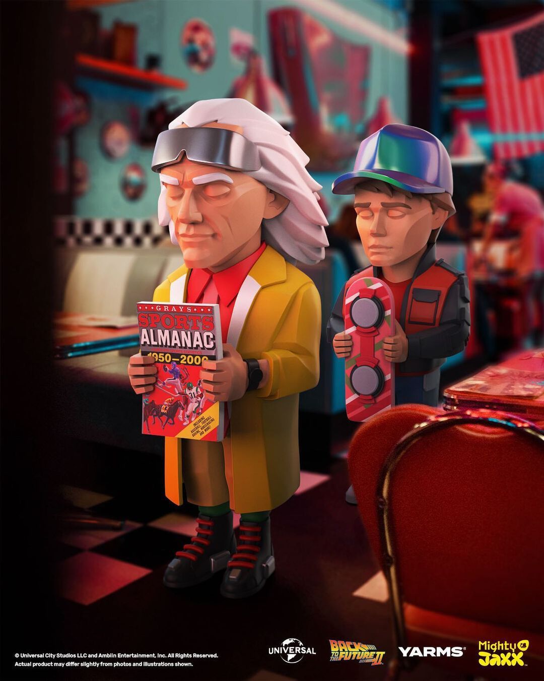 סט פסלי אספנות מרטי ודוק - בחזרה לעתיד 2