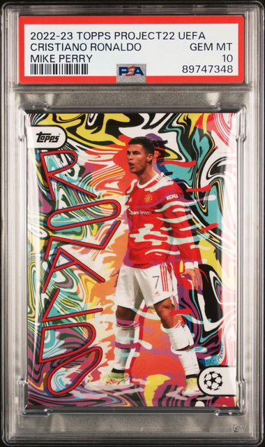 2022 TOPPS PROJECT22 CRISTIANO RONALDO PSA 10!!! קלף כריסטיאנו רונאלדו