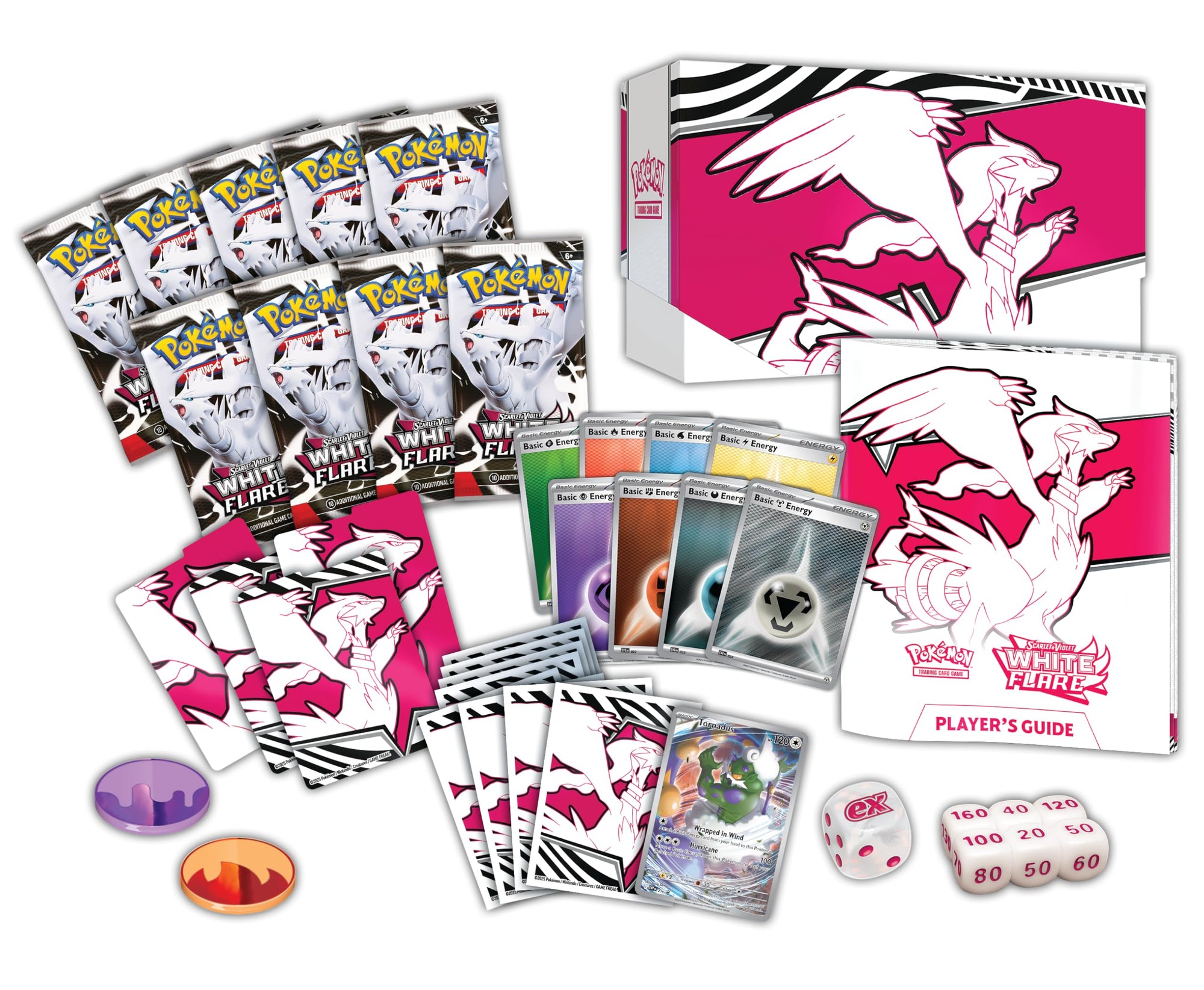 Pokemon English Scarlet & Violet White Flare Elite Trainer Box מארז פוקימון