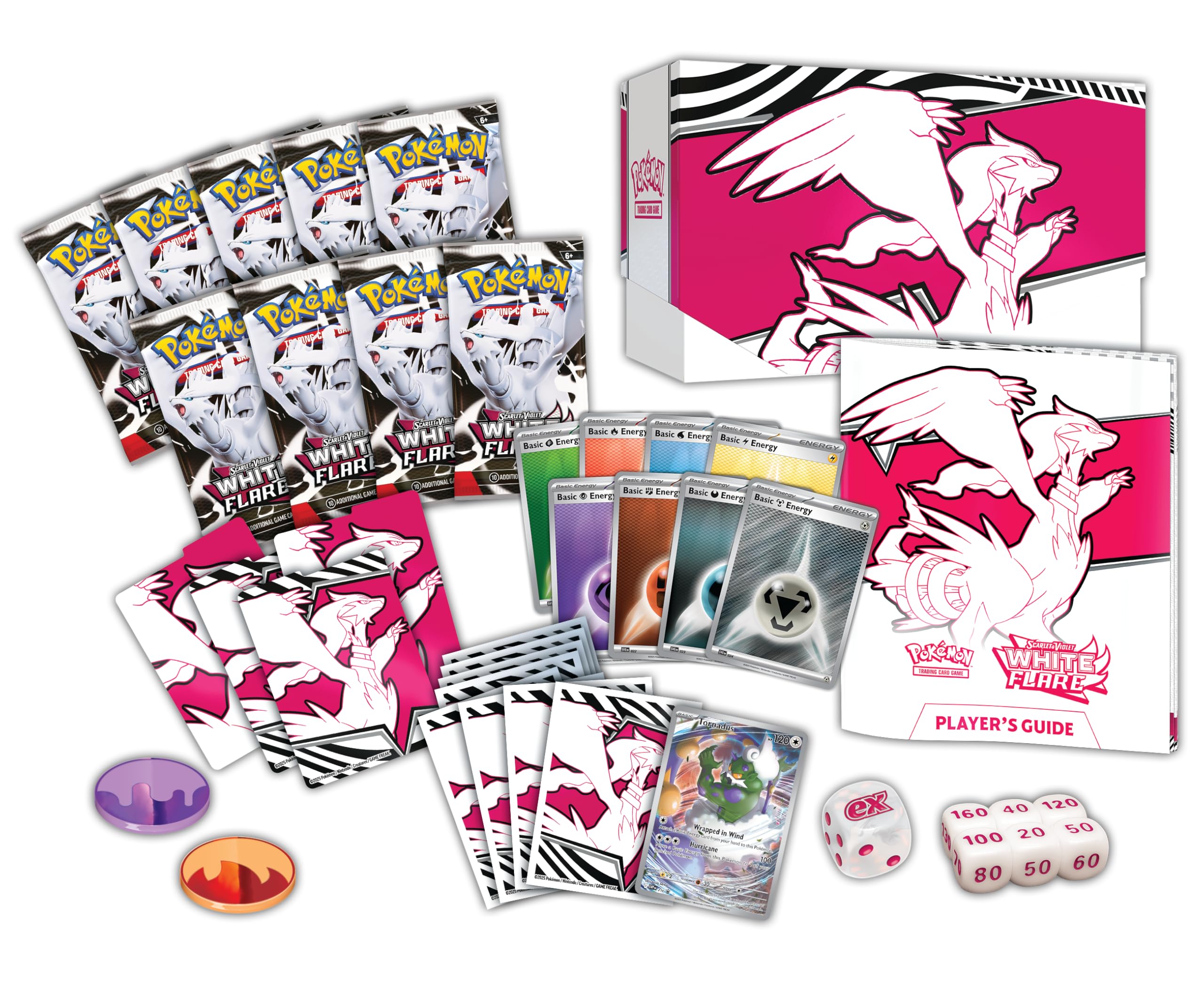 Pokemon English Scarlet & Violet White Flare Elite Trainer Box מארז פוקימון