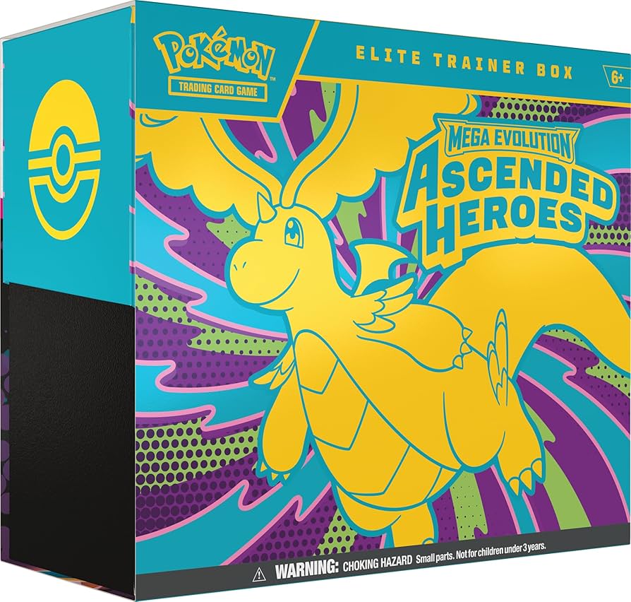Pokemon English Ascended heroes Elite Trainer Box מארז פוקימון