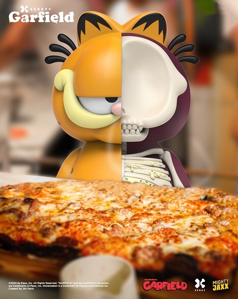 פסל אספנות של גרפילד אנטומי