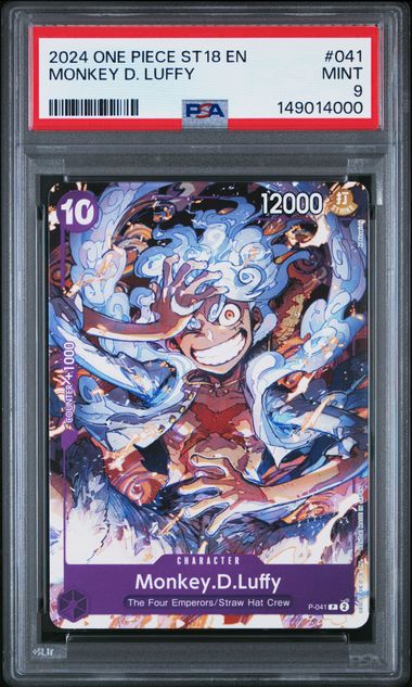2024 One Piece ST18 EN Monkey D. Luffy #041 PSA 9 MINT