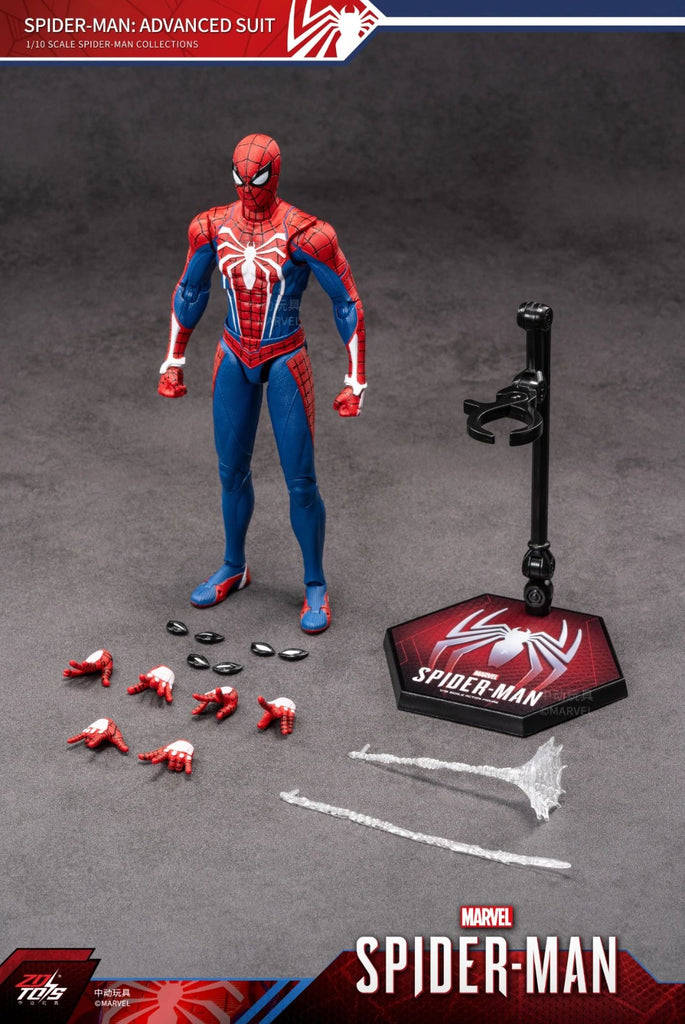 דמות פעולה של ספיידרמן חליפת אדוונסד