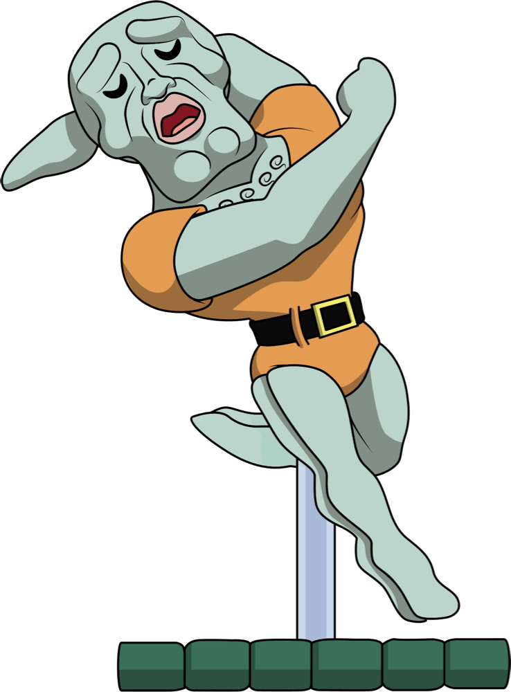 בובת אספנות יוטוז של סקווידוויד החתיך - בוב ספוג