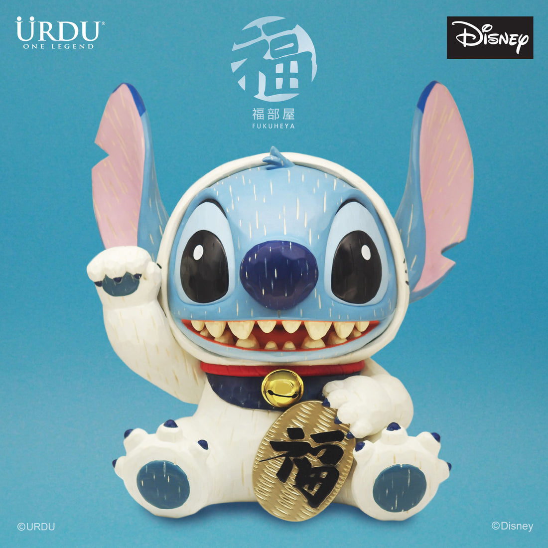 Disney Fukuheya Maneki Neko – Stitch