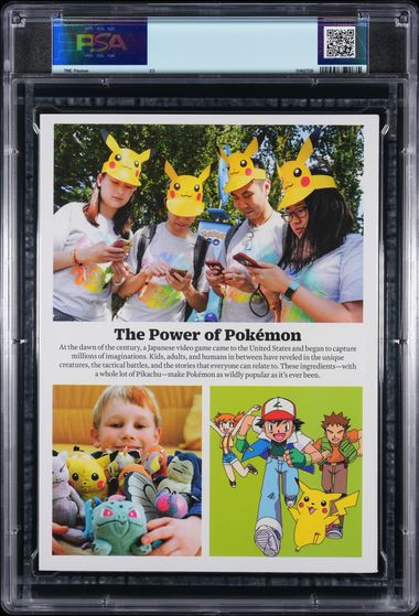 TIME, INC. TIME SPECIAL EDITION: POKEMON 2026 11TH PRINTING NEWSSTAND PIKACHU PSA 8.5