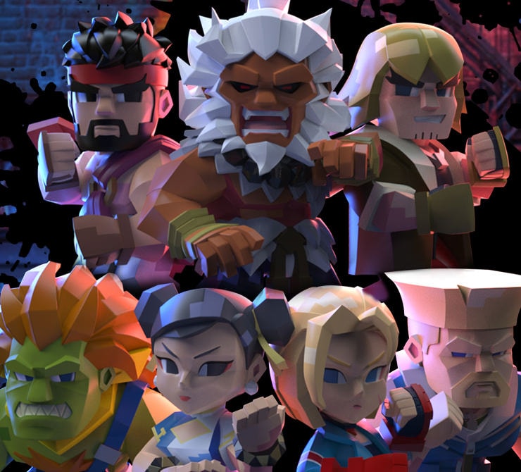 קופסת הפתעה של סטריט פייטר ארקייד