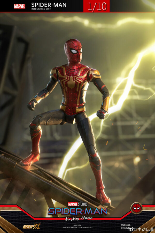 דמות פעולה של ספיידרמן החליפה המשולבת - אין דרך הביתה