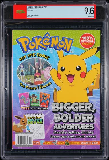 POKEMON MAGAZINE #17 2026 PIKACHU PSA 9.6  מגזין פיקאצ'ו
